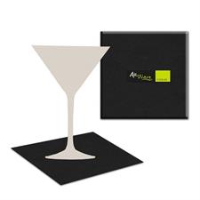 TOVAGLIOLO 24X24 NERO CF40x50PZ COD 32204