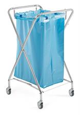 CARRELLO X PORTASACCO CROMATO QUADRO