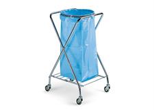 CARRELLO X PORTASACCO CROMATO