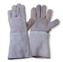 GUANTI IN CROSTA 5 DITA RINF.MANICHET